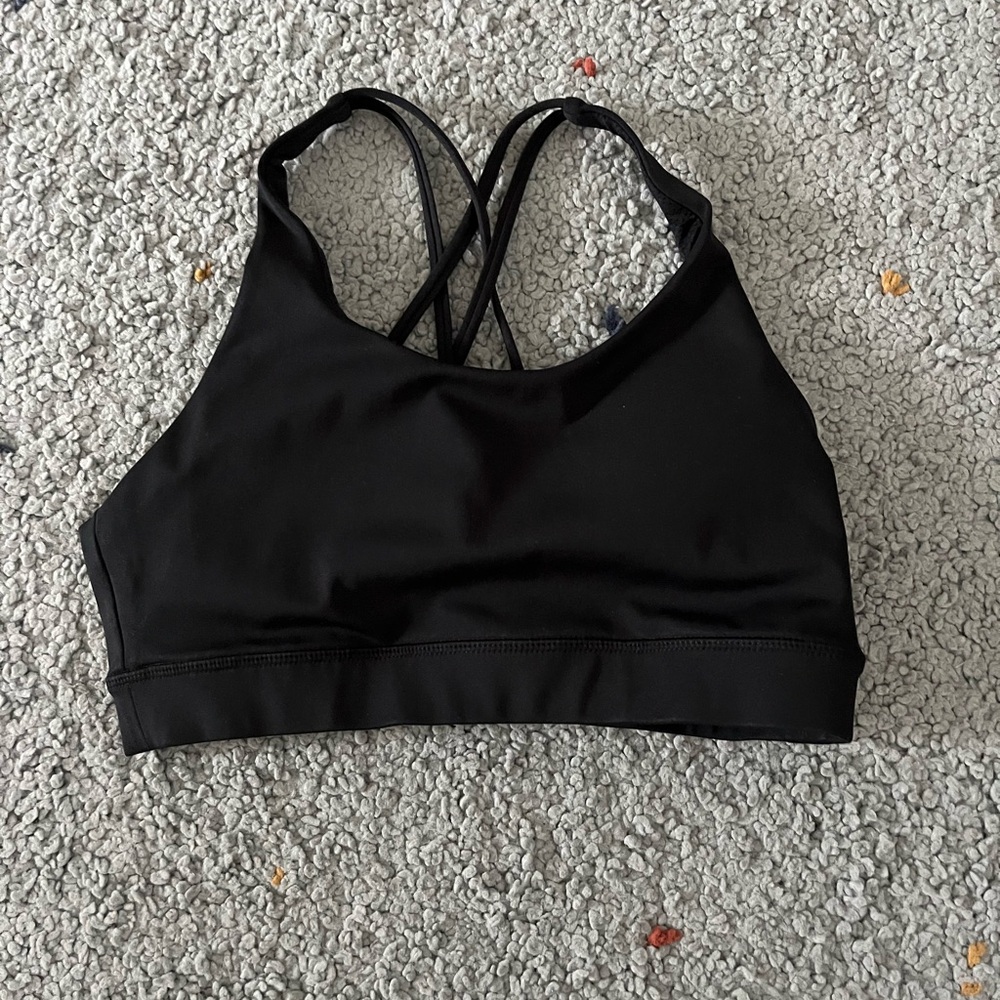 Black Sports Bra